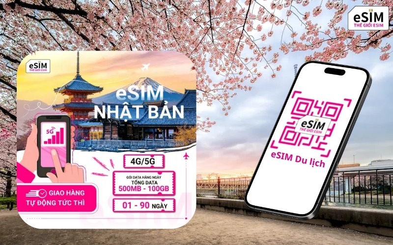 Top 3 Gói eSIM Nhật Bản 10GB Tốc Độ Cao, Giá Rẻ Nhất 2026