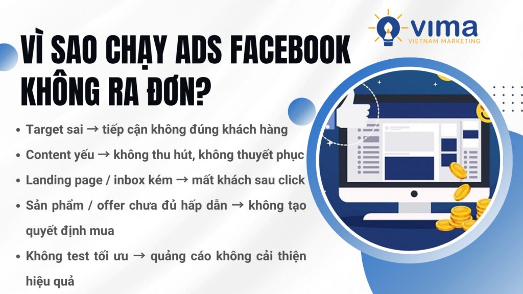 Tại sao chạy Ads Facebook không ra đơn?