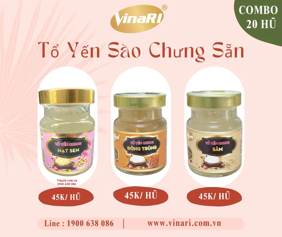 Top yến chưng sẵn hàm lượng cao, giá tốt hiện nay