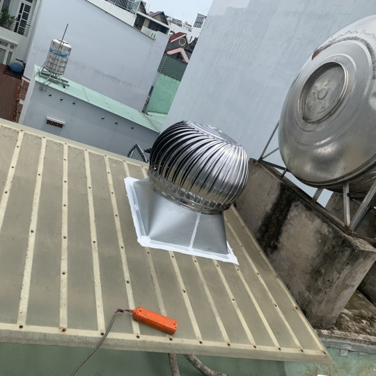 Quả cầu thông gió inox giải pháp làm mát mái nhà