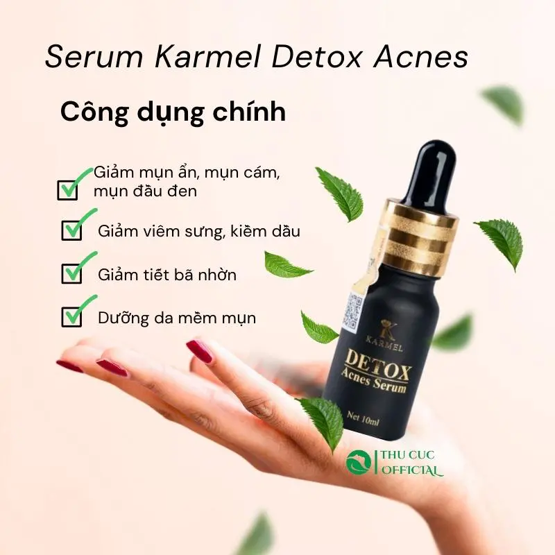 Serum Detox Acnes Trị Mụn Karmel Có Tốt Không?