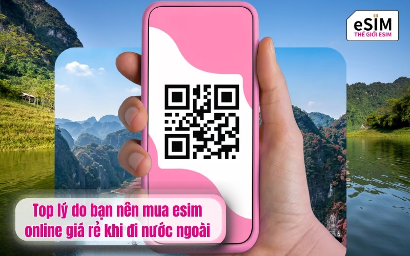 Top lý do nên mua esim online giá rẻ khi đi nước ngoài