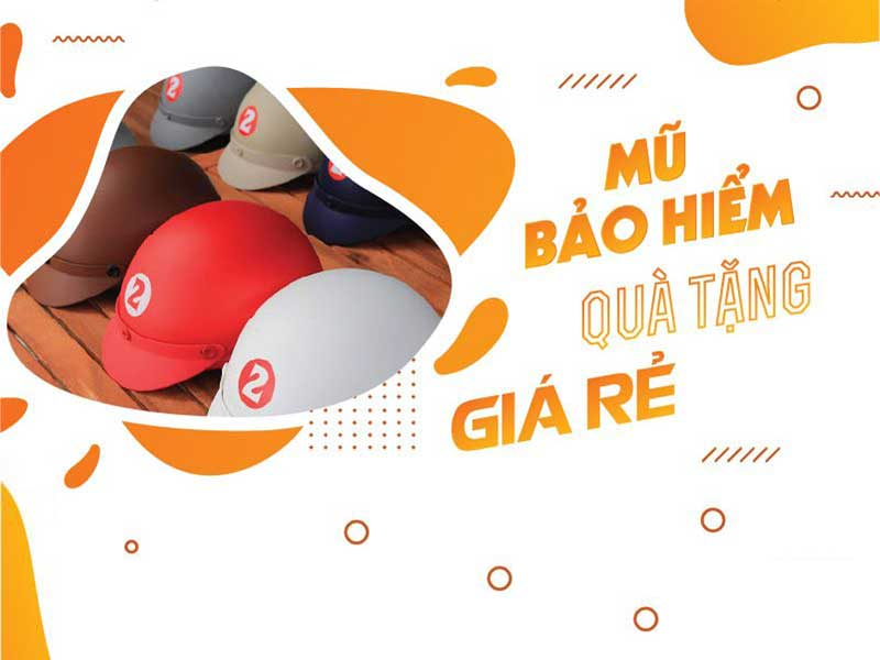 Các kiểu dáng mũ bảo hiểm in logo phổ biến