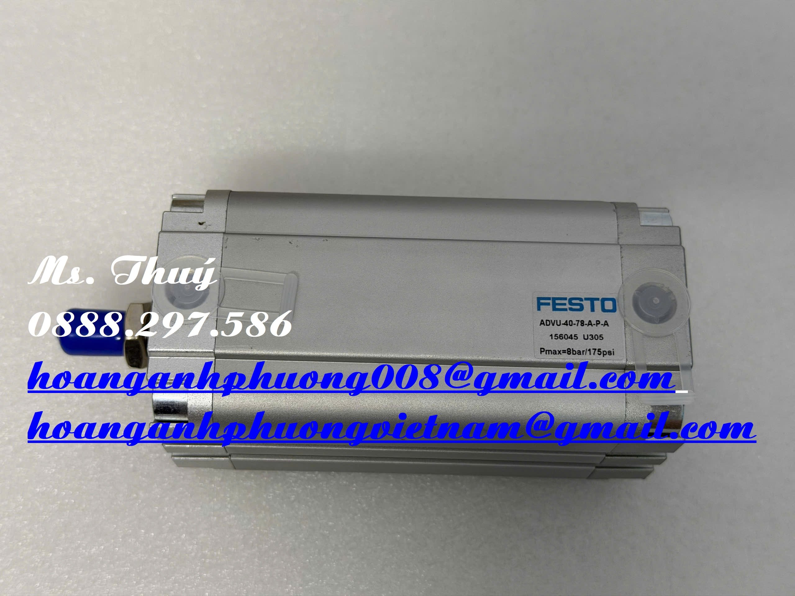 Festo ADVU-40-78-A-P-A - Xi lanh khí nén nhỏ gọn