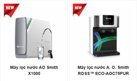 Máy lọc nước RO A.O Smith: Đẳng cấp Mỹ