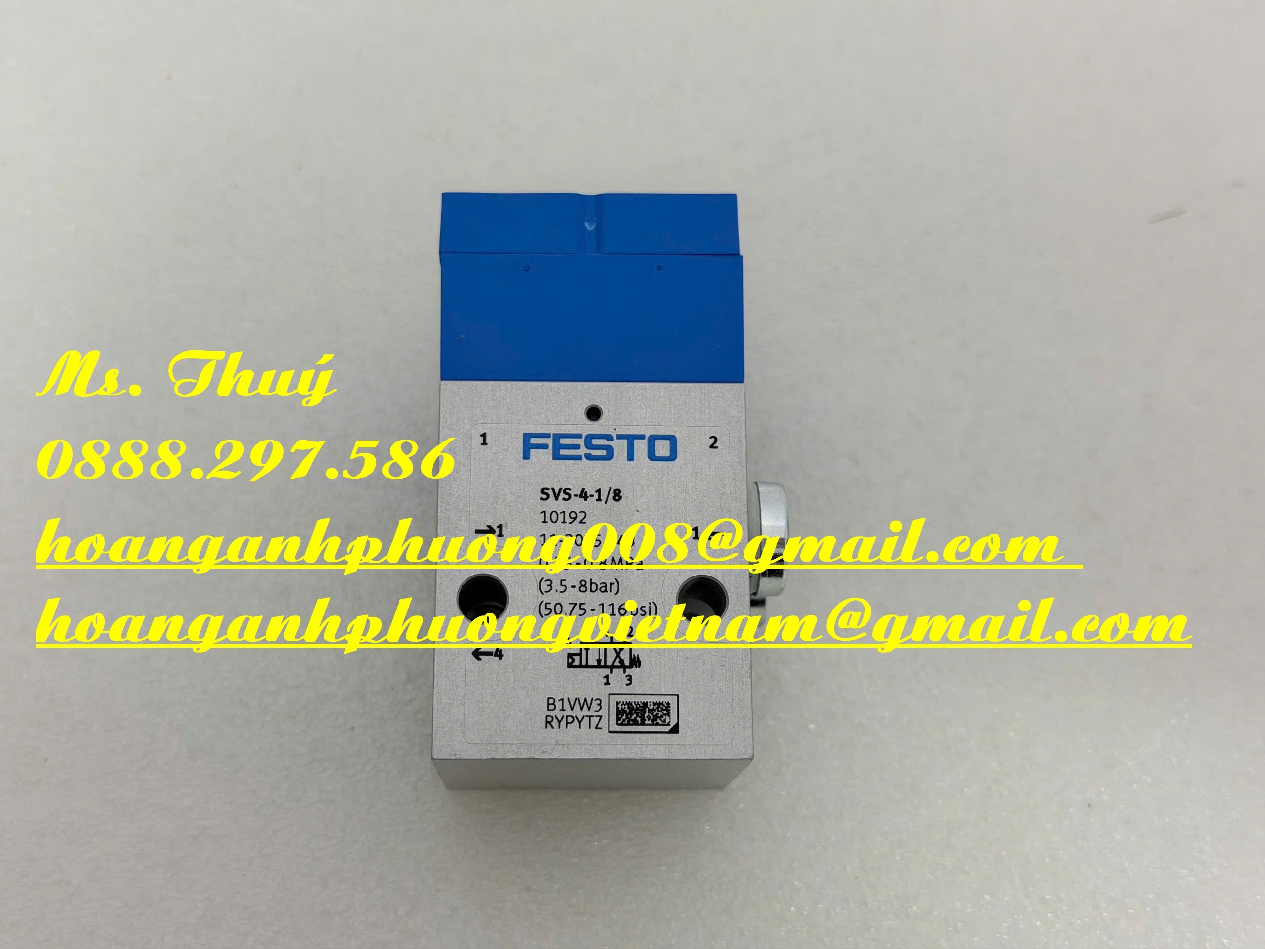 Hàng mới - Van FESTO SVS-4-1/8 - Miễn phí giao hàng toàn quốc