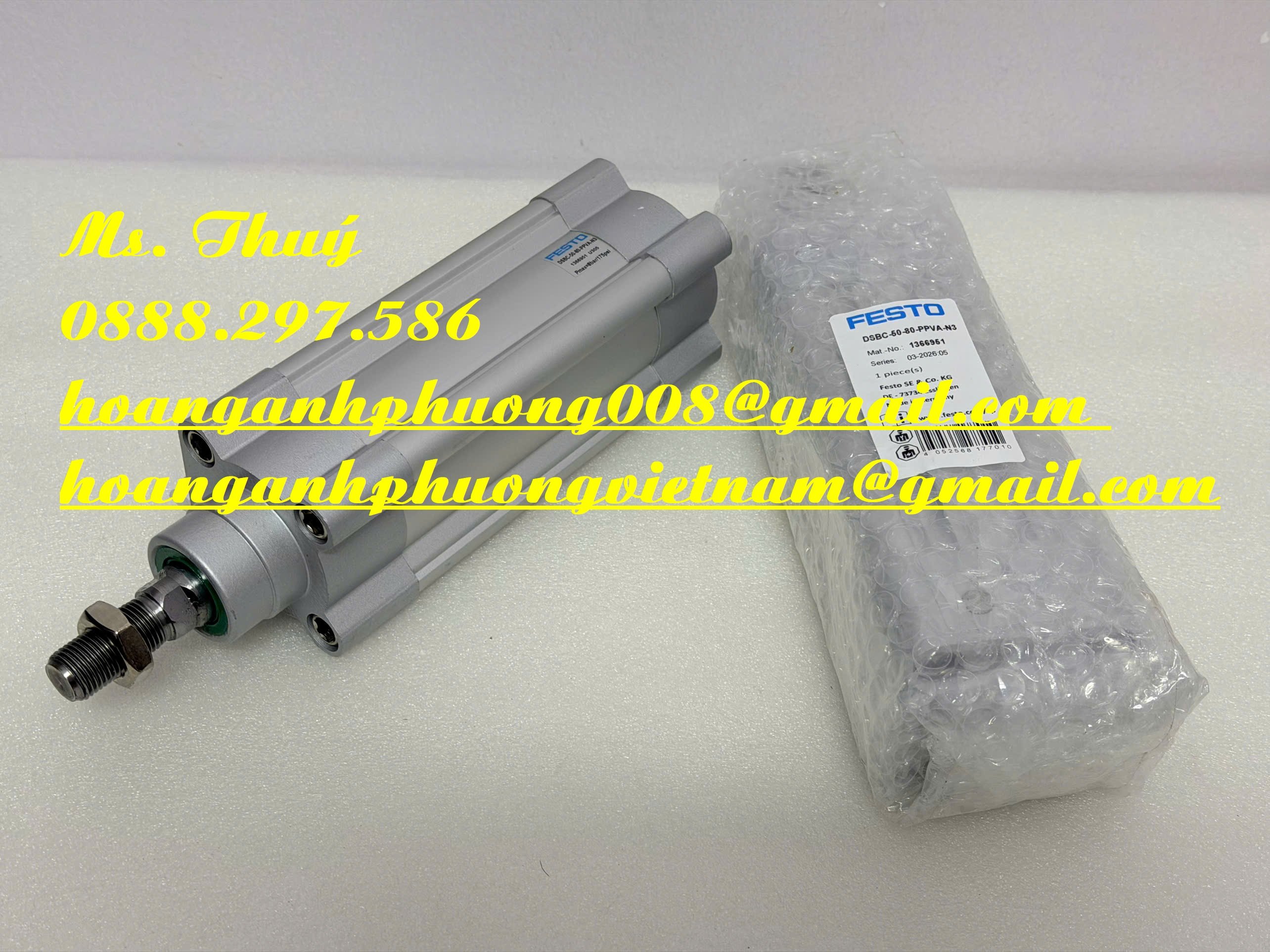 Xi lanh Festo DSBC-50-80-PPVA-N3 - Thiết bị công nghiệp hoá