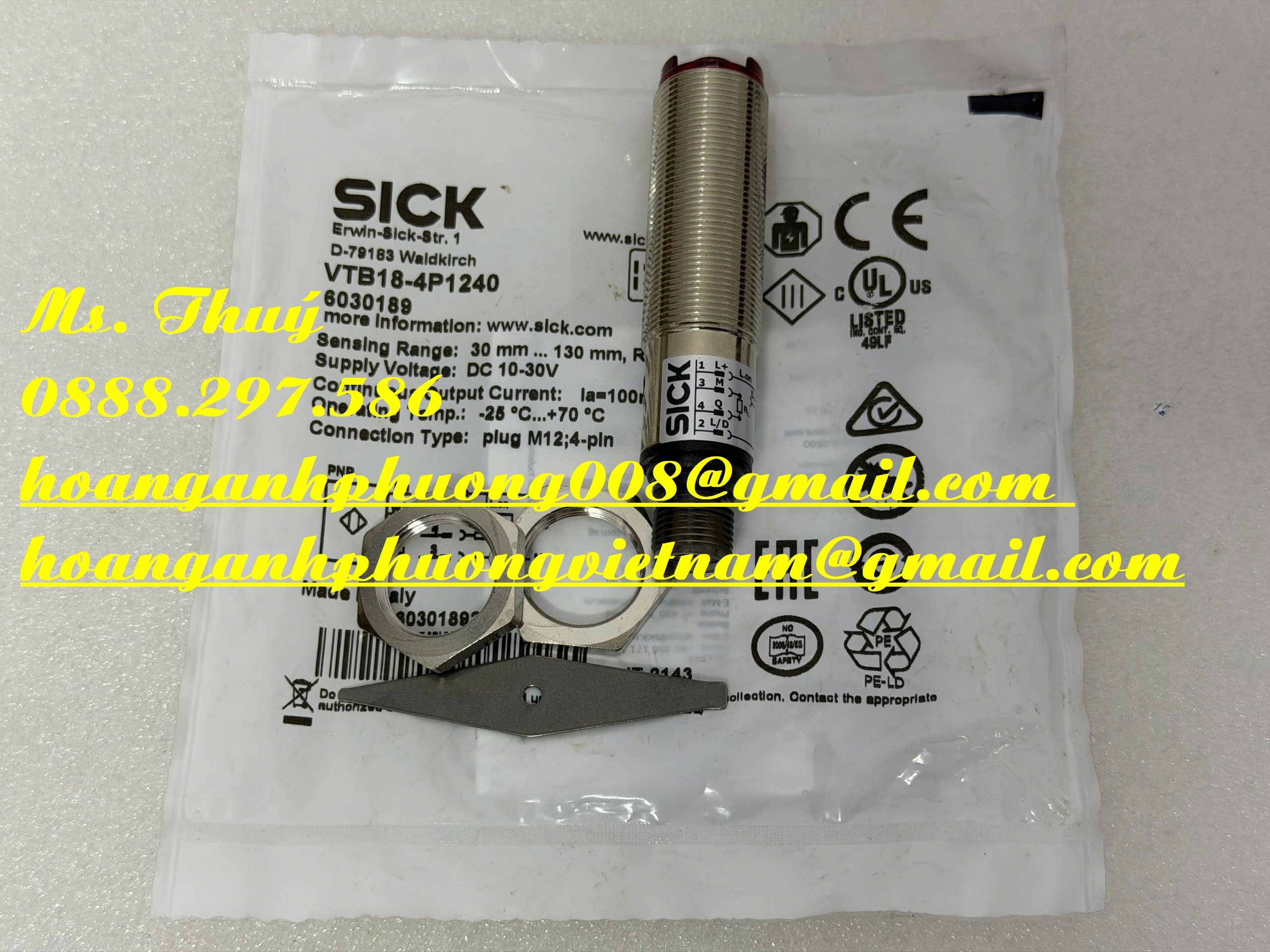 Cảm biến Sick VTB18-4P1240 - Giá ưu đãi, giao hàng toàn quốc