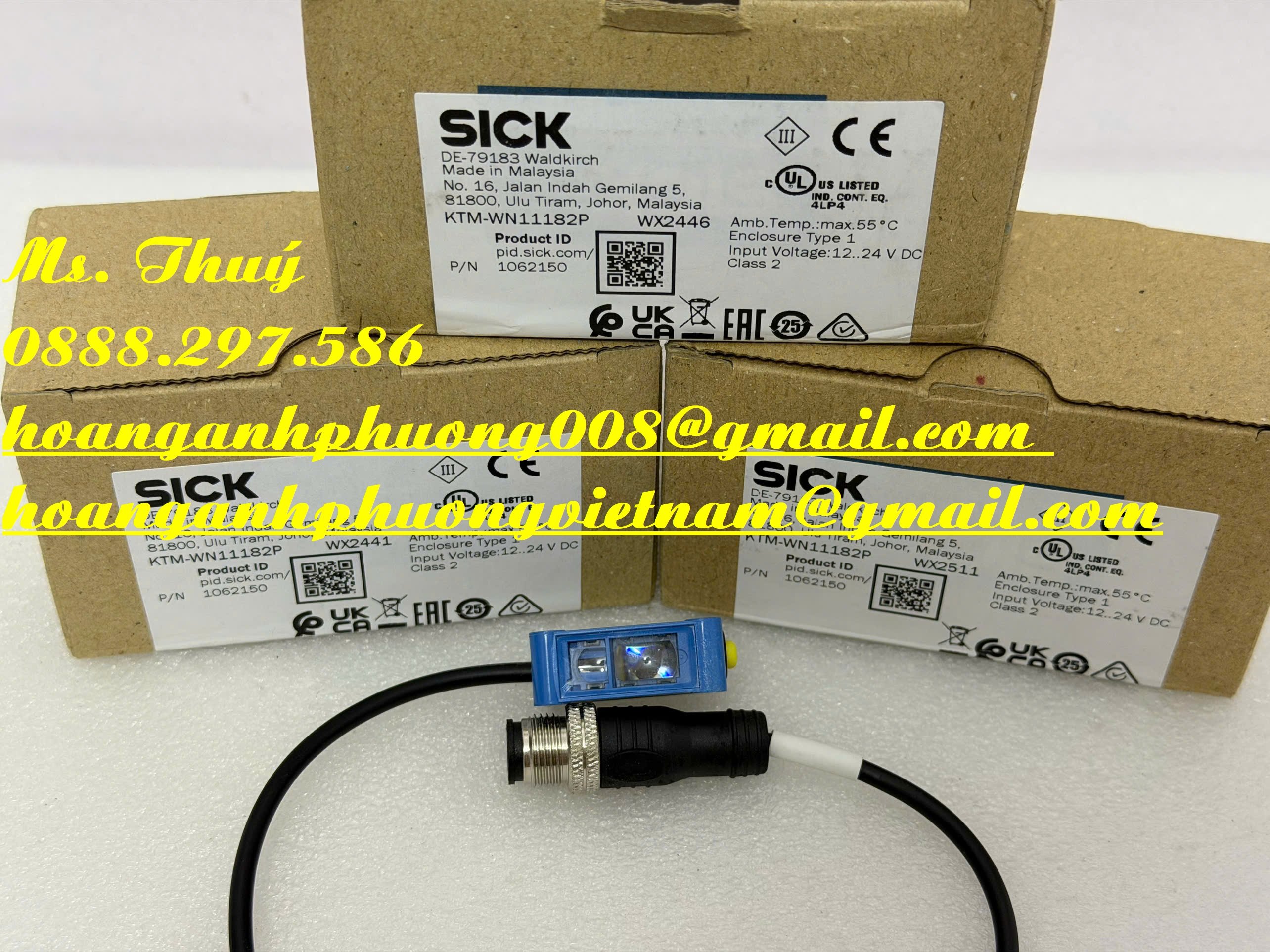 Thiết bị giá tốt - Cảm biến SICK KTM-WN11182P - Hàng mới 100%