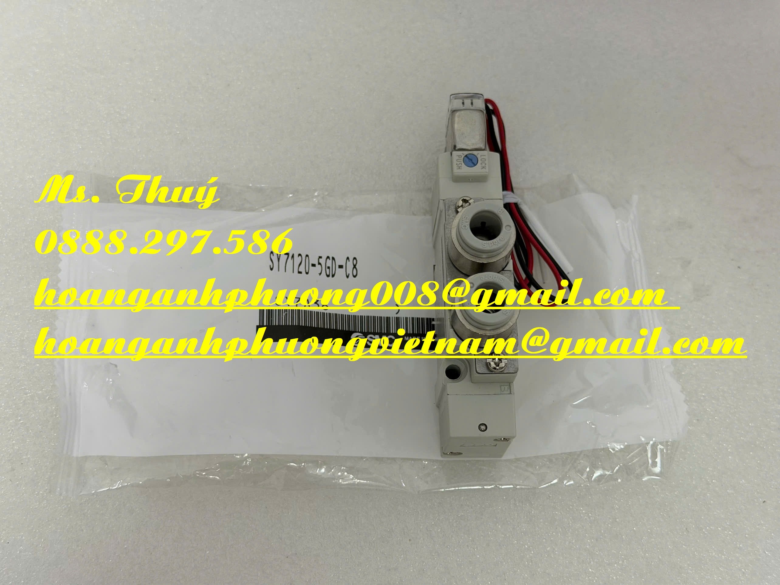 Van điện từ SMC SY7120-5GD-C8 - Hoàng Anh Phương