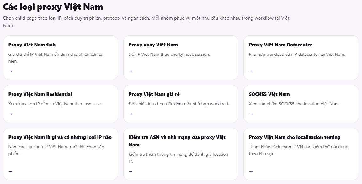 Mua Proxy VN ở đâu? Kinh nghiệm chọn IP Việt Nam