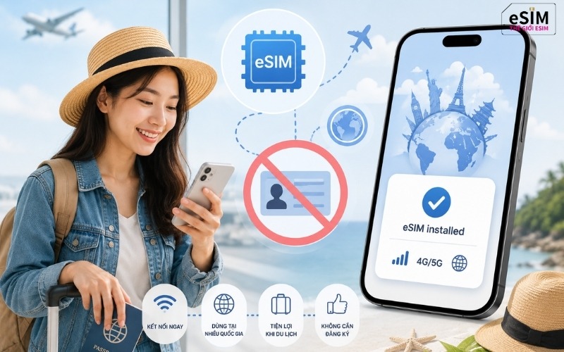 Mua eSIM data có cần đăng ký thông tin cá nhân không?