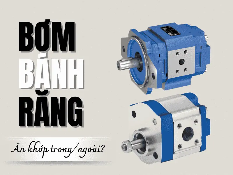 Bơm bánh răng ăn khớp trong và ăn khớp ngoài khác nhau ở những đặ