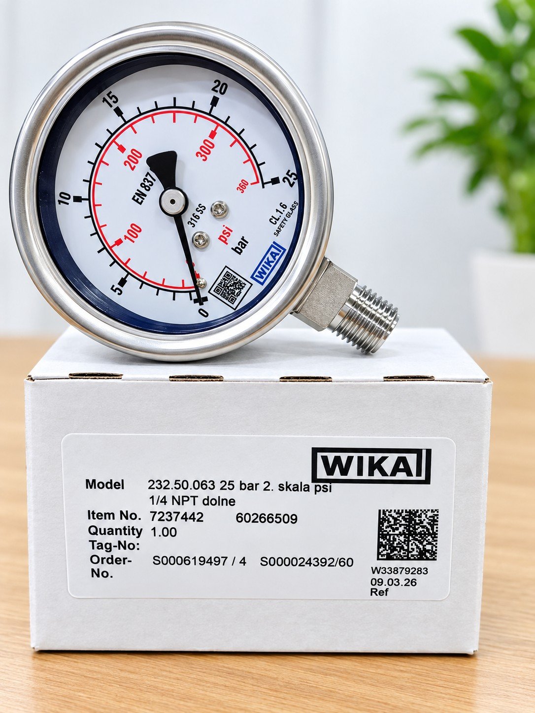 Vì sao Đồng hồ đo áp suất WIKA 0-25bar được sử dụng phổ biến?