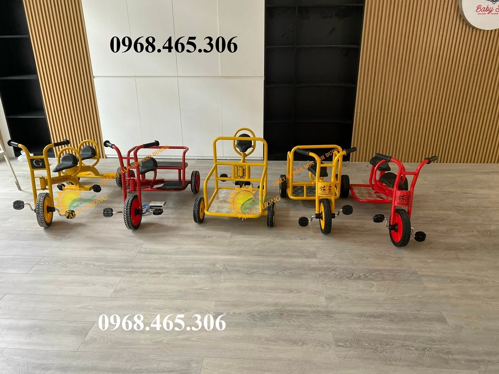 Xe đạp 3 bánh trẻ em, xe đạp ba bánh mầm non siêu bền