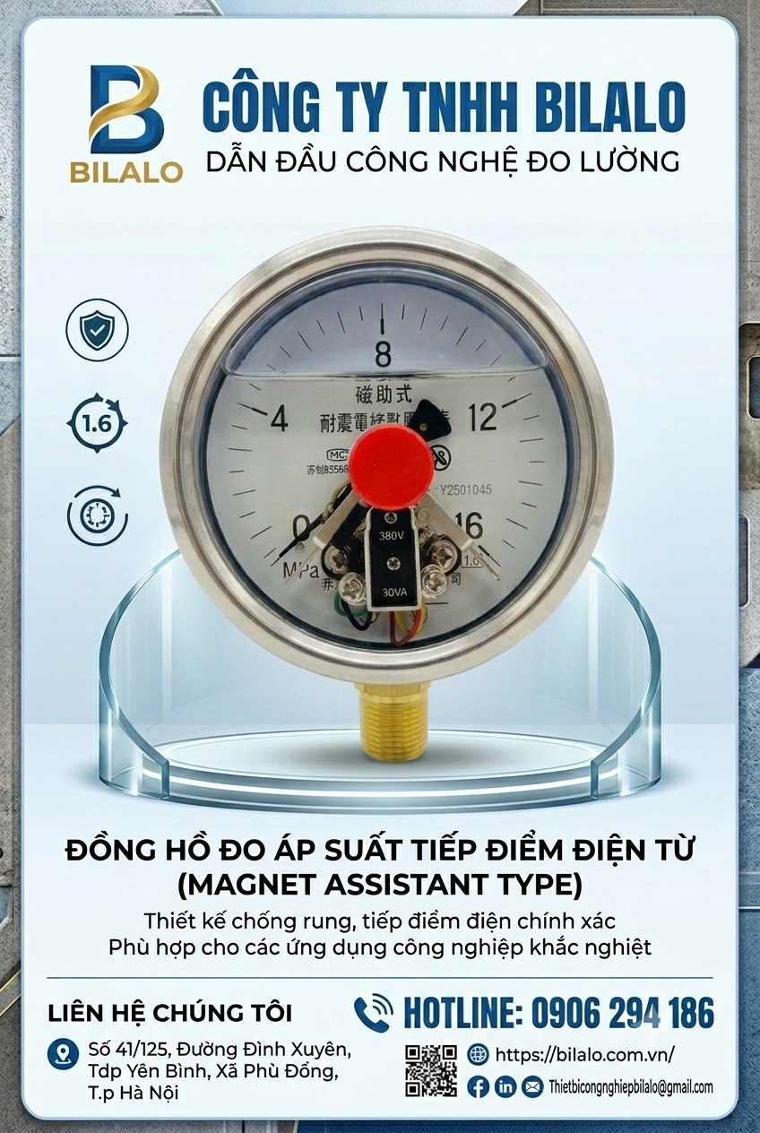 Vì sao nên sử dụng đồng hồ đo áp suất chân không 3 kim?