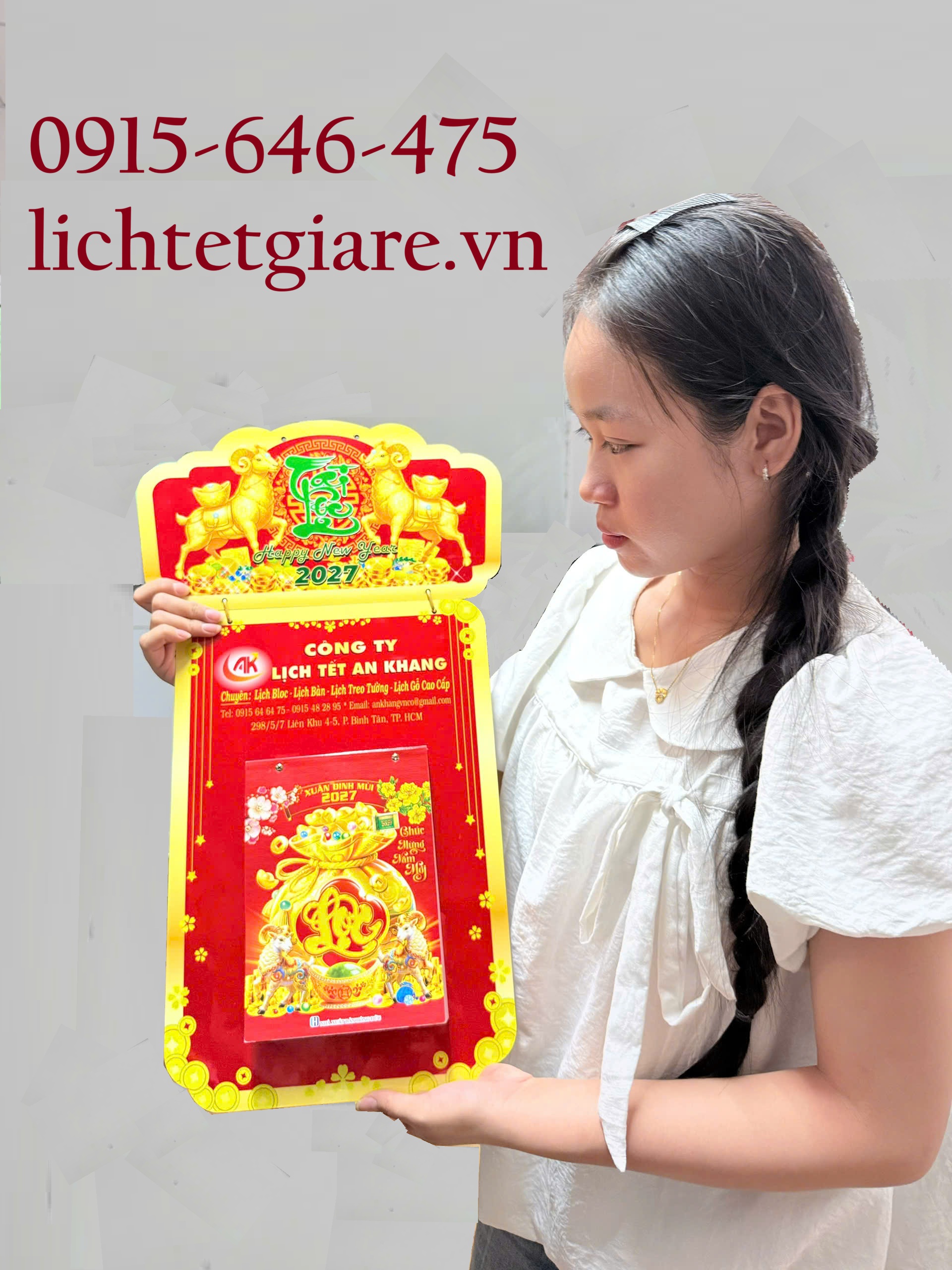 Lịch Bloc 2027 – Mẫu Lịch Tết Truyền Thống Đẹp, Ý Nghĩa