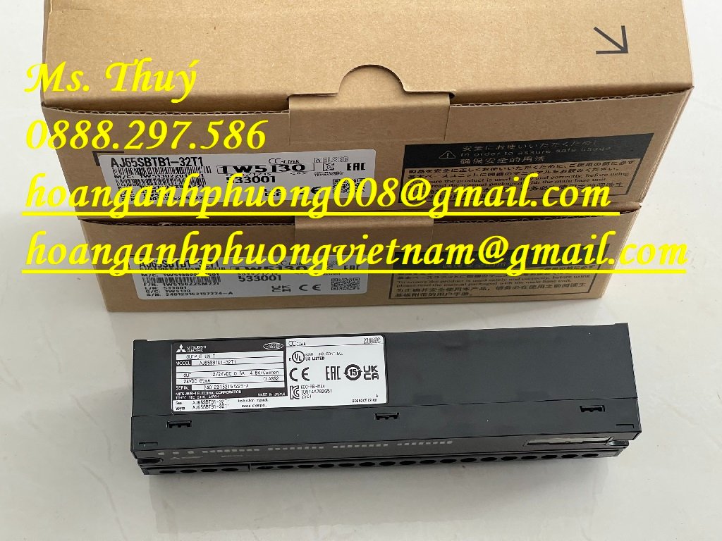 Chuyên thiết bị tự động hoá - Module AJ65SBTB1-32T1 Mitsubishi