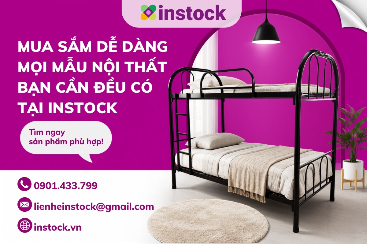Mua giường sắt 2 tầng cao cấp cho bé an toàn, chống ngã