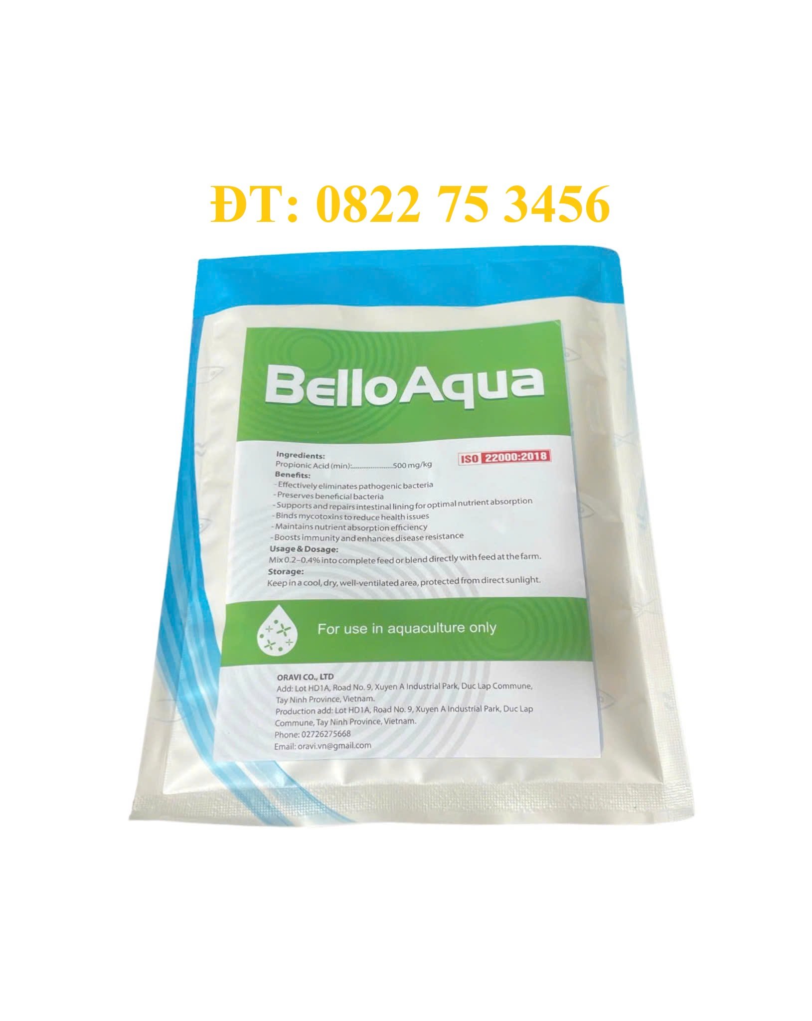 Bello Aqua, Acid Propionic, hỗ trợ sức khỏe đường ruột vật nuôi,