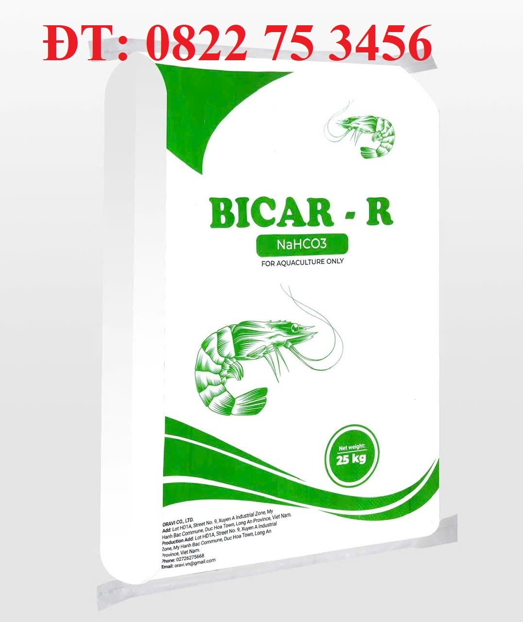 Bicar R, Soidum Bicarbonet, tăng kiềm, cung cấp khoáng ao nuôi