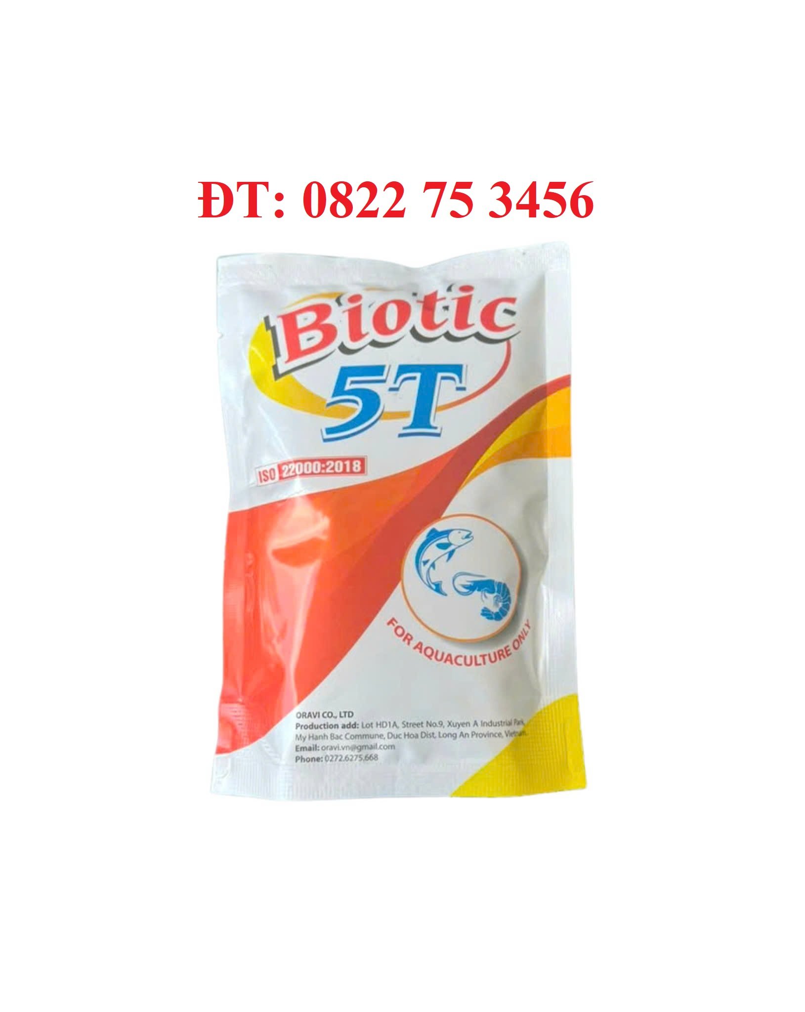 Men vi sinh Biotic 5T, xử lý nước, cải tạo môi trường nuôi