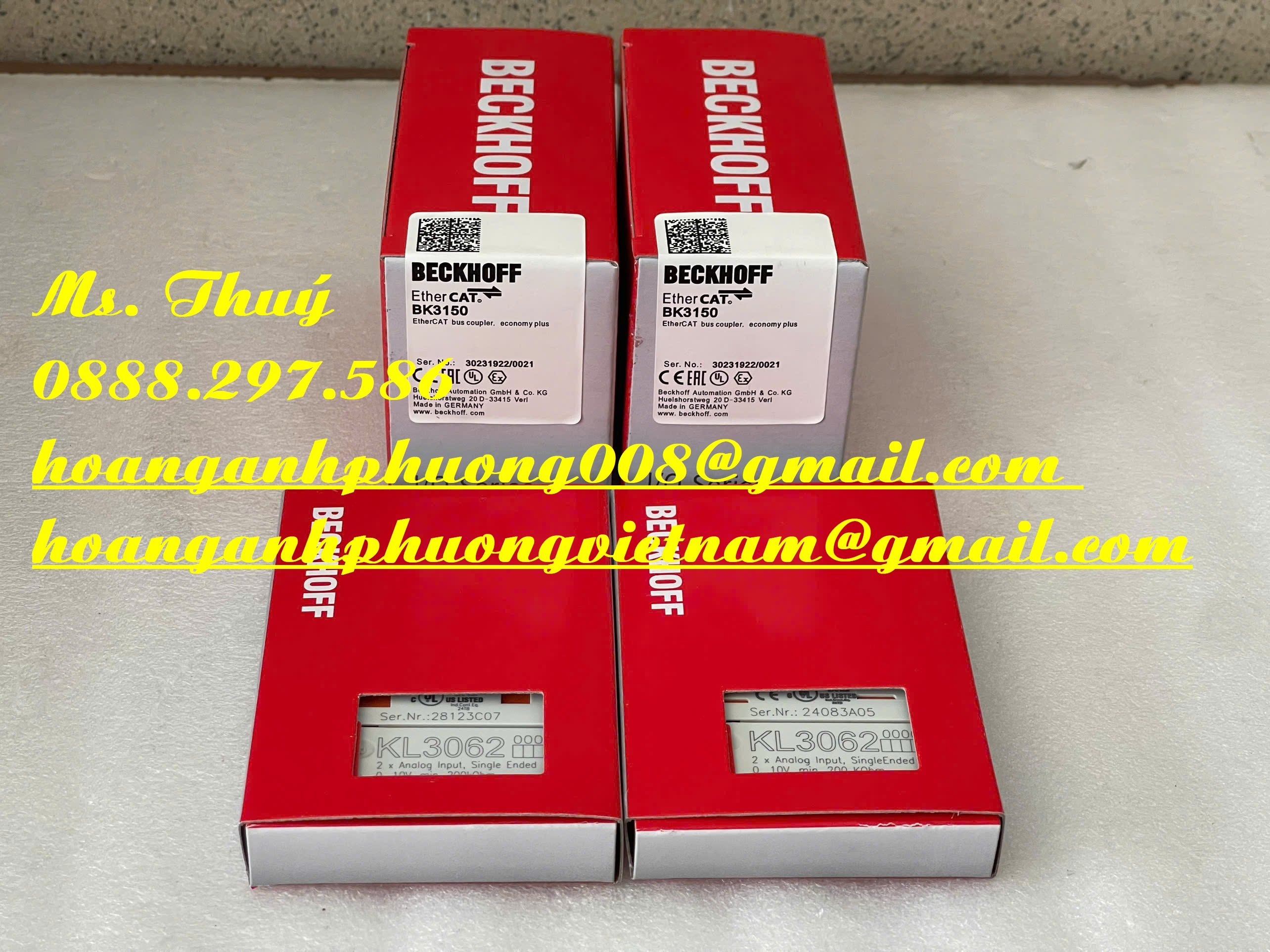 Module kết nối Beckhoff BK3150 - Nhà bán hàng chính hãng