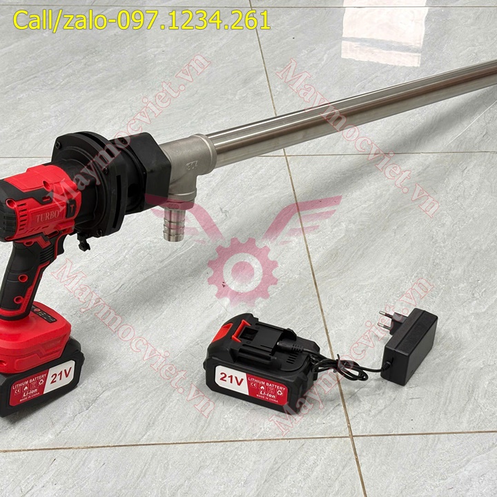 Máy dầu nhớt chạy pin Turbo TBB750 giá rẻ