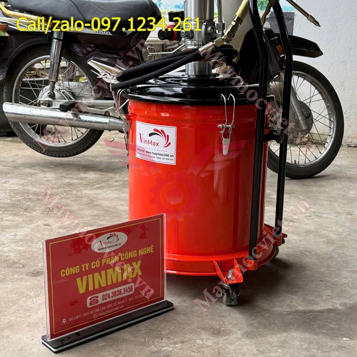 Máy bơm mỡ khí nén 35L Kumisai KMS35S