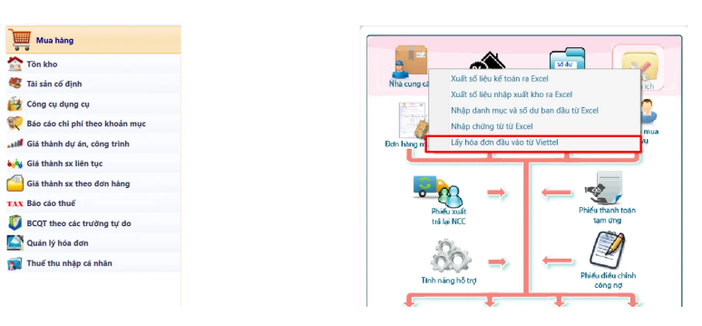 Tích hợp lấy hóa đơn điện tử đầu vào trên phần mềm kế toán Sthink