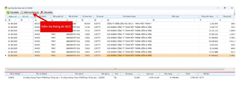Tích hợp lấy hóa đơn điện tử đầu vào trên phần mềm kế toán Sthink