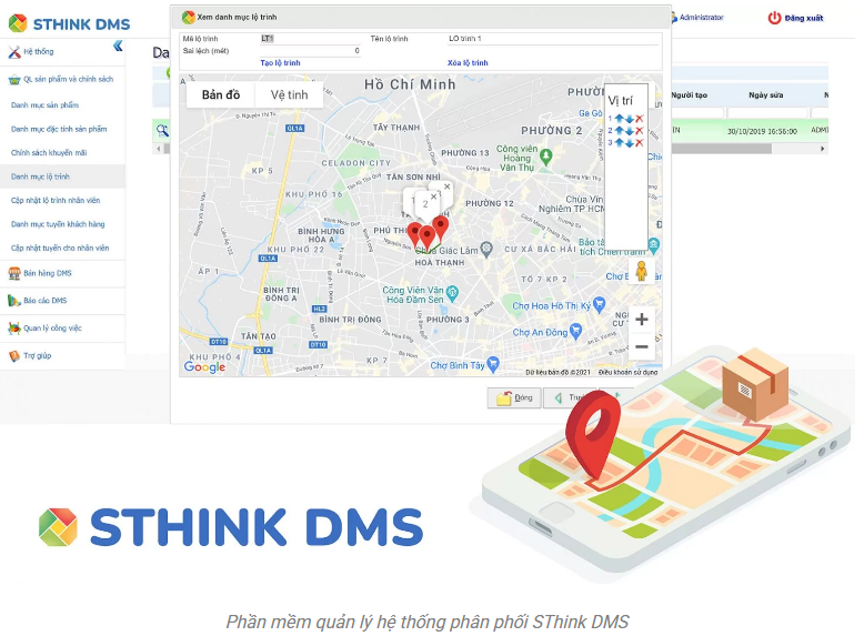 Phần Mềm Quản Lý Kênh Phân Phối SThink DMS