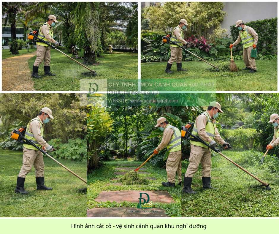 Dịch vụ cắt cỏ – cắt tỉa cây xanh Long Bình, Đồng Nai