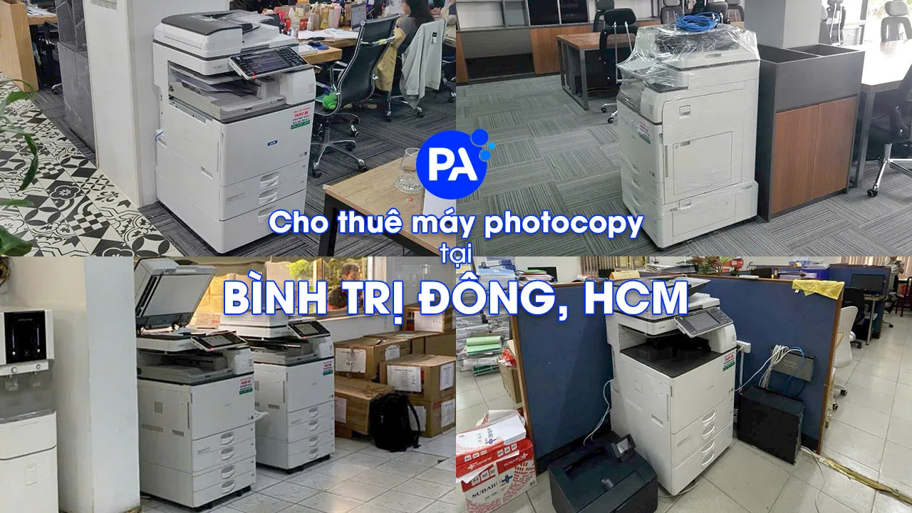 Dịch vụ cho thuê máy photocopy tại Bình Trị Đông