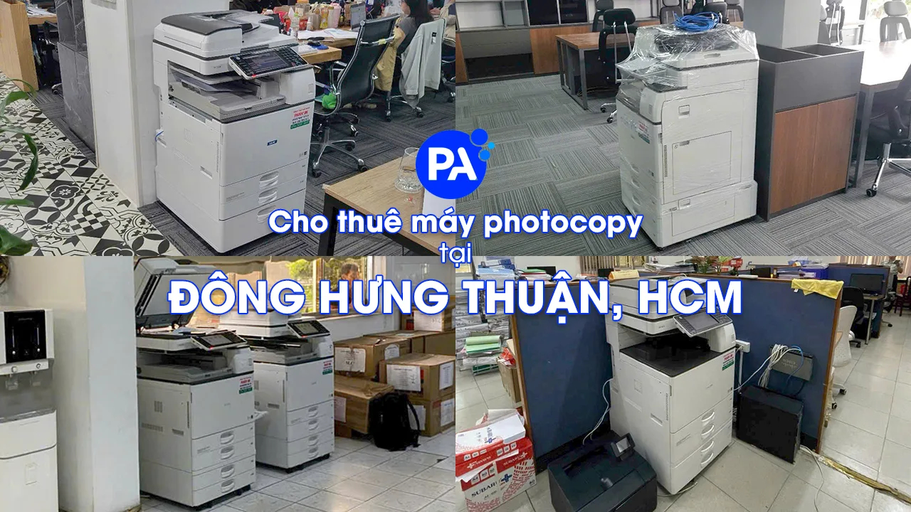 Cho thuê máy photocopy tại Đông Hưng Thuận tốt cho doanh nghiệp