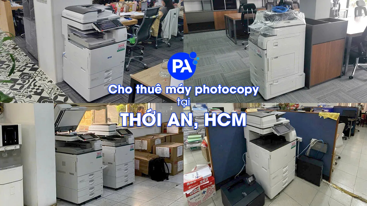 Dịch vụ cho thuê máy photocopy tại Thới An của Phước An
