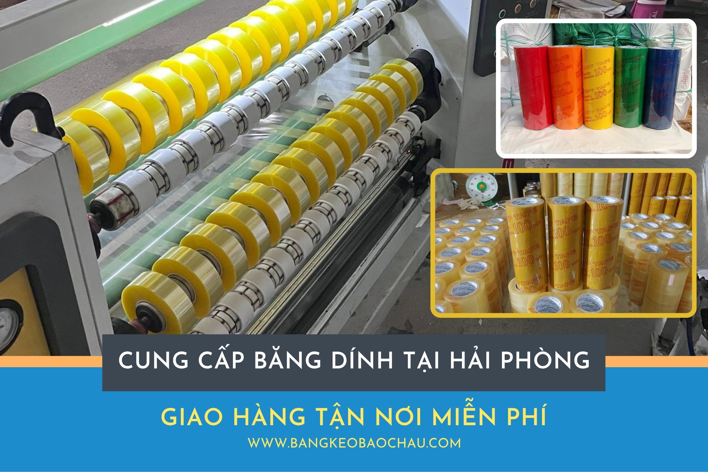 Cung Cấp Băng Dính Tại Hải Phòng, Giao Hàng Tận Nơi