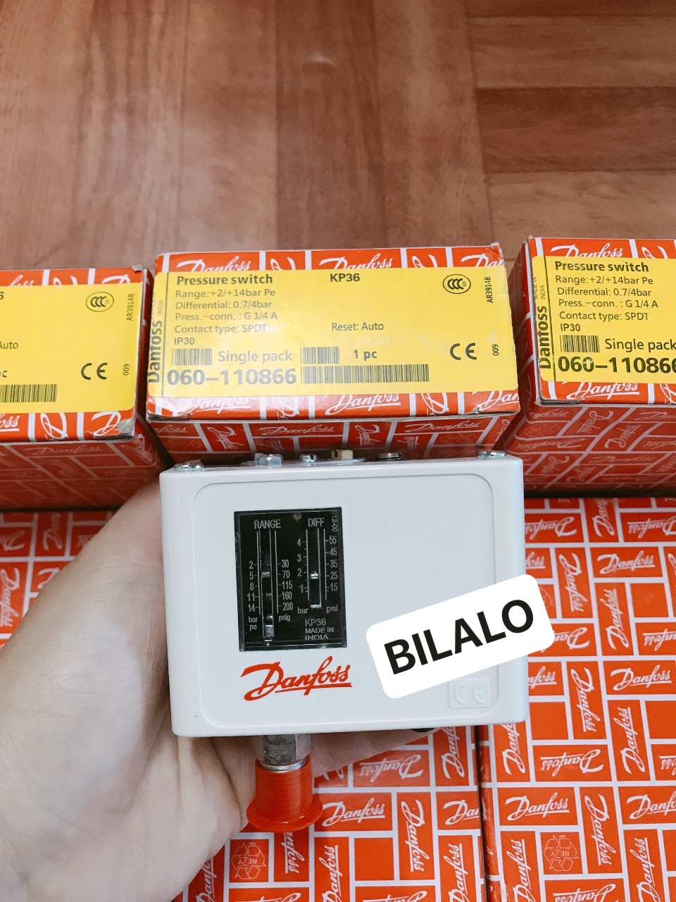 Công tắc áp suất Danfoss KP36 ứng dụng tại đâu?