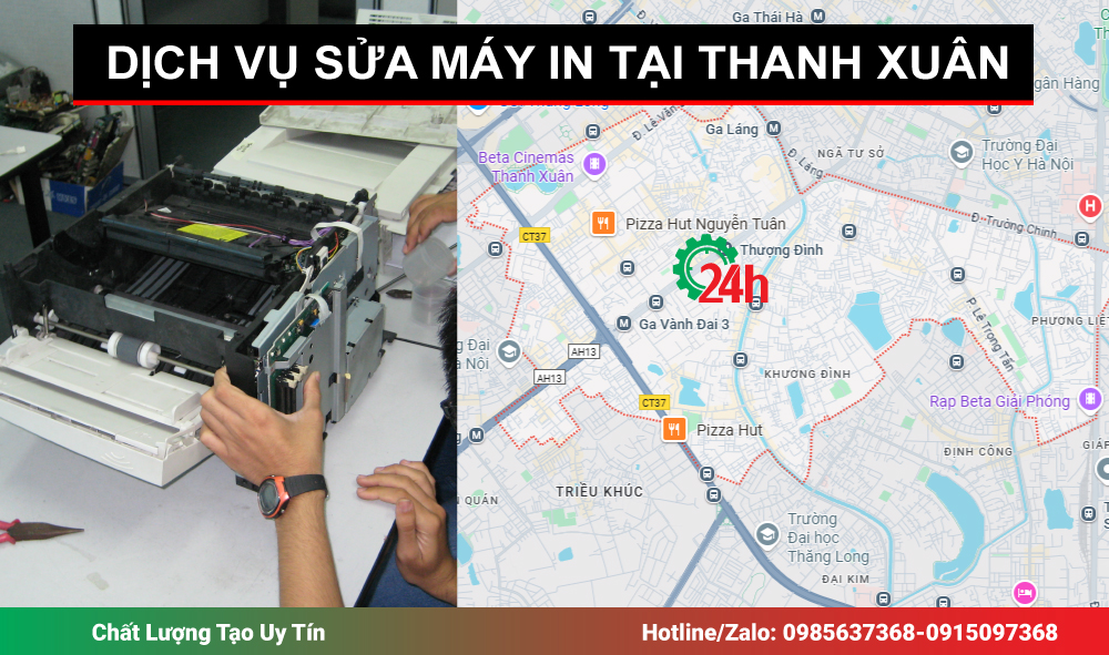 Sửa máy in tại nhà quận Thanh Xuân Hà Nội chuyên nghiệp