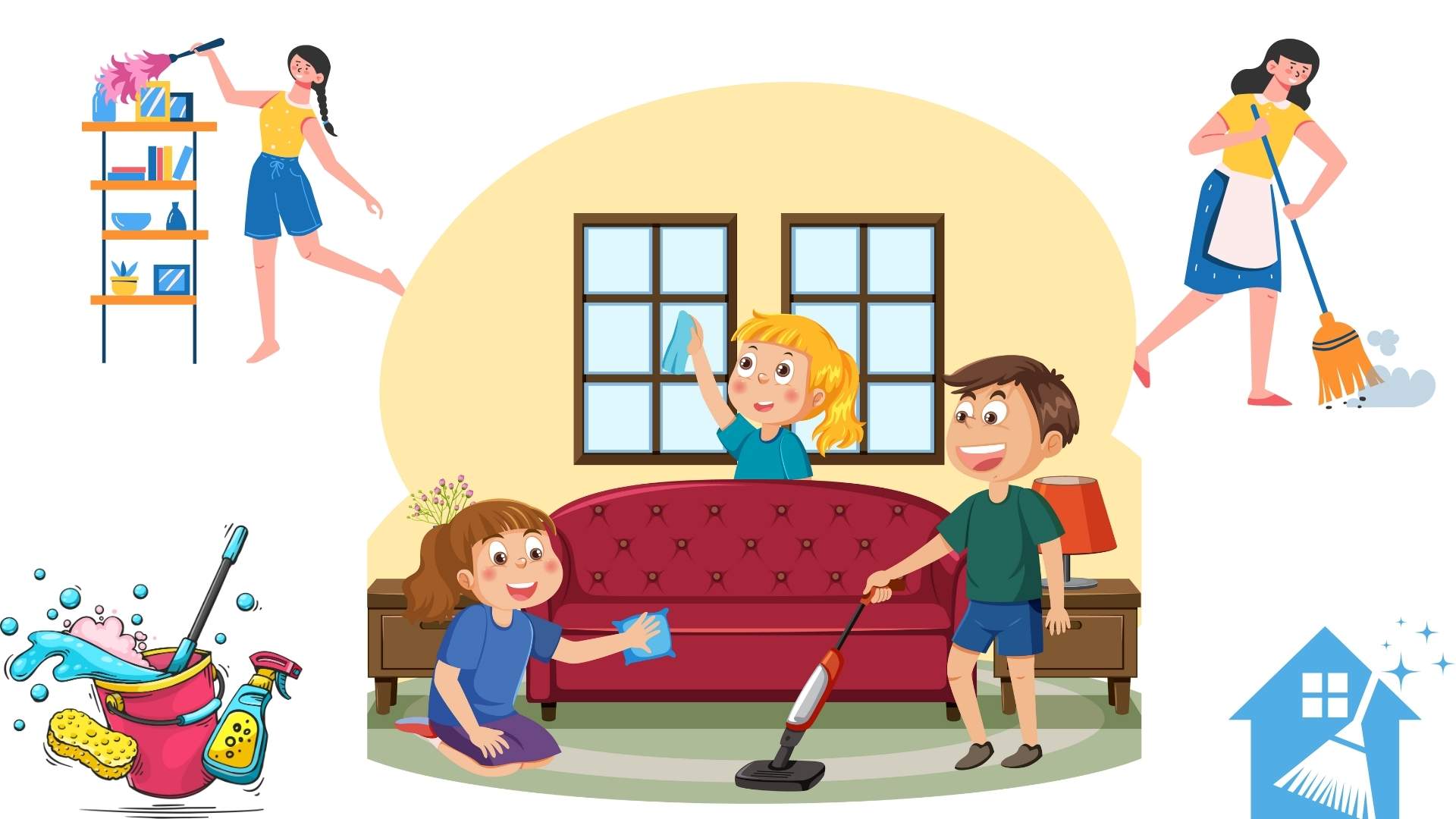 Cách dọn dẹp nhà cửa nhanh và khoa học để luôn gọn gàng