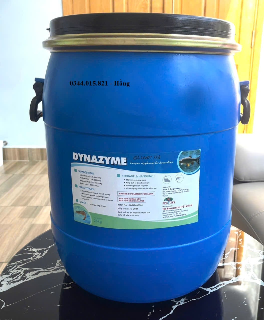 DYNAZYME - Hỗn Hợp Đa Enzyme Cho Tôm Cá, Cải Thiện Tiêu Hóa, FCR