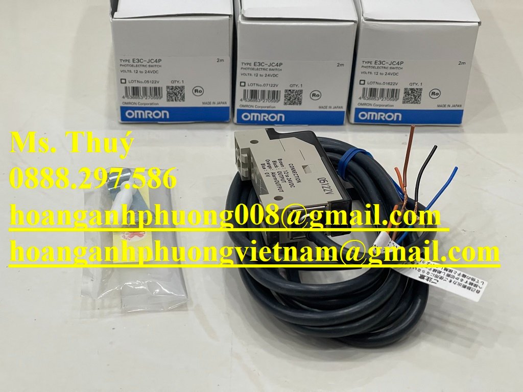 Cảm biến quang Omron E3C-JC4P 2M -  Hàng Japan giá tốt