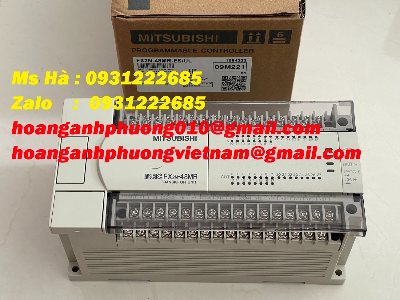 PLC giá ưu đãi - dòng Mitsubishi FX2N-48MR-ES/UL - bộ lập trình