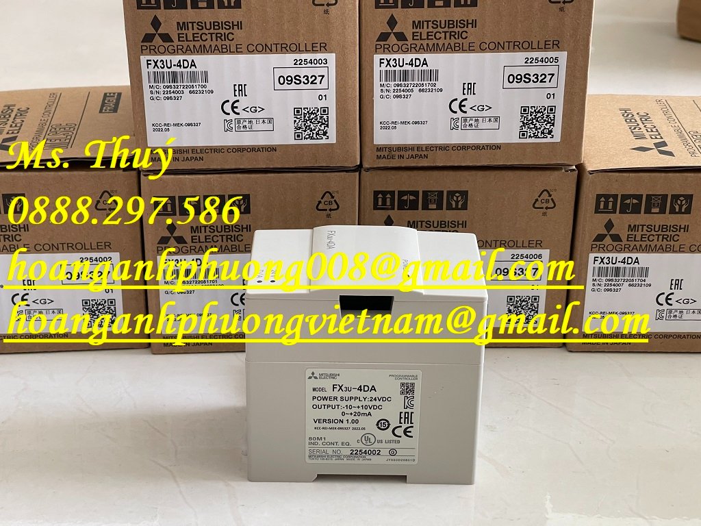 Module công nghiệp Mitsubishi FX3U-4DA - Miễn ship toàn quốc