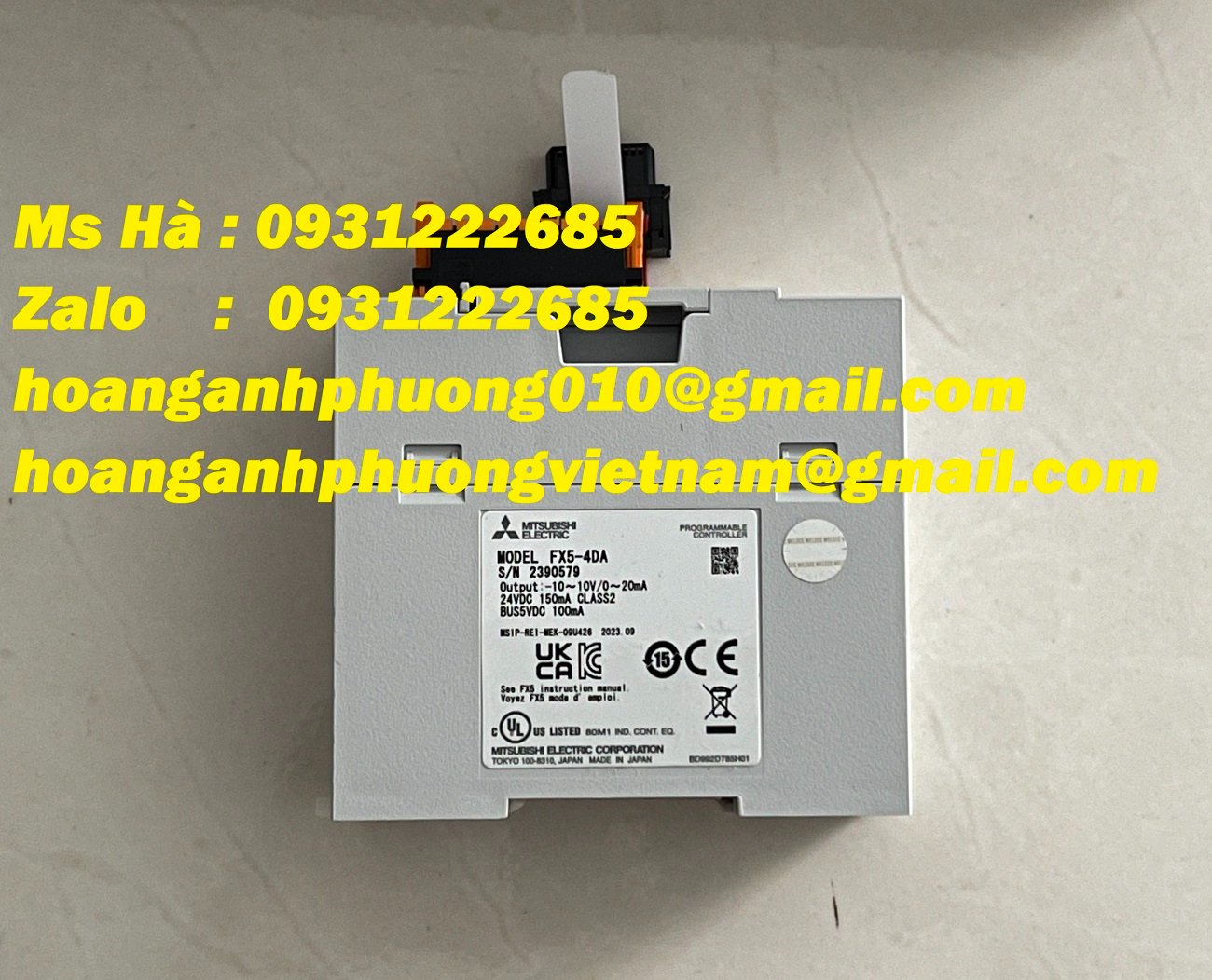 Mô đun mở rộng dòng FX6 series FX5-4DA mitsubishi mới 100%