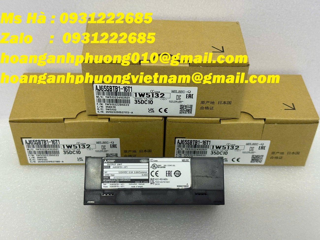 Giá tốt chốt đơn - Module ngõ ra AJ65SBTB1-16T1 mitsubishi