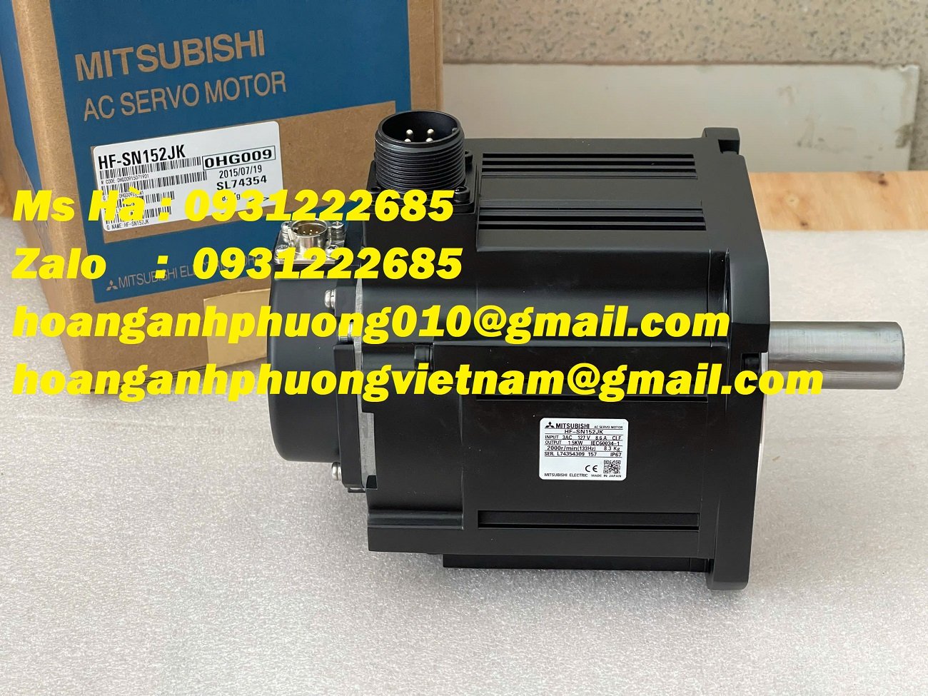 Liên hệ báo giá nhanh - Bộ servo HF-SN152JK Mitsubishi