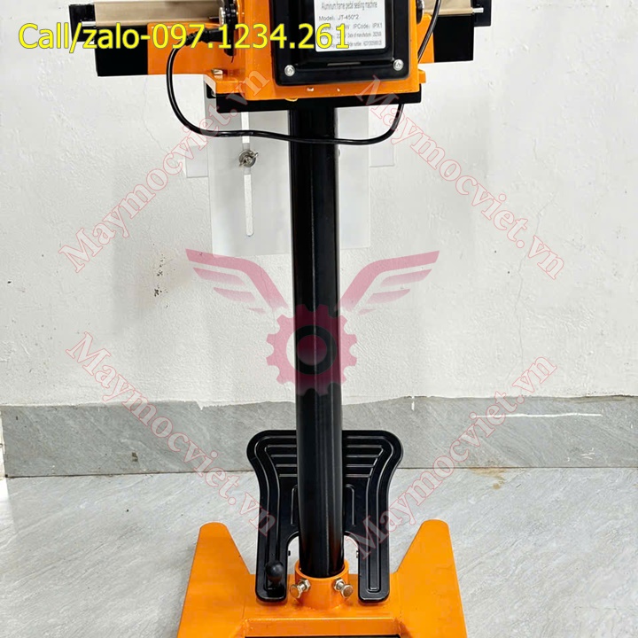 Máy hàn miệng túi dập chân JT450x2