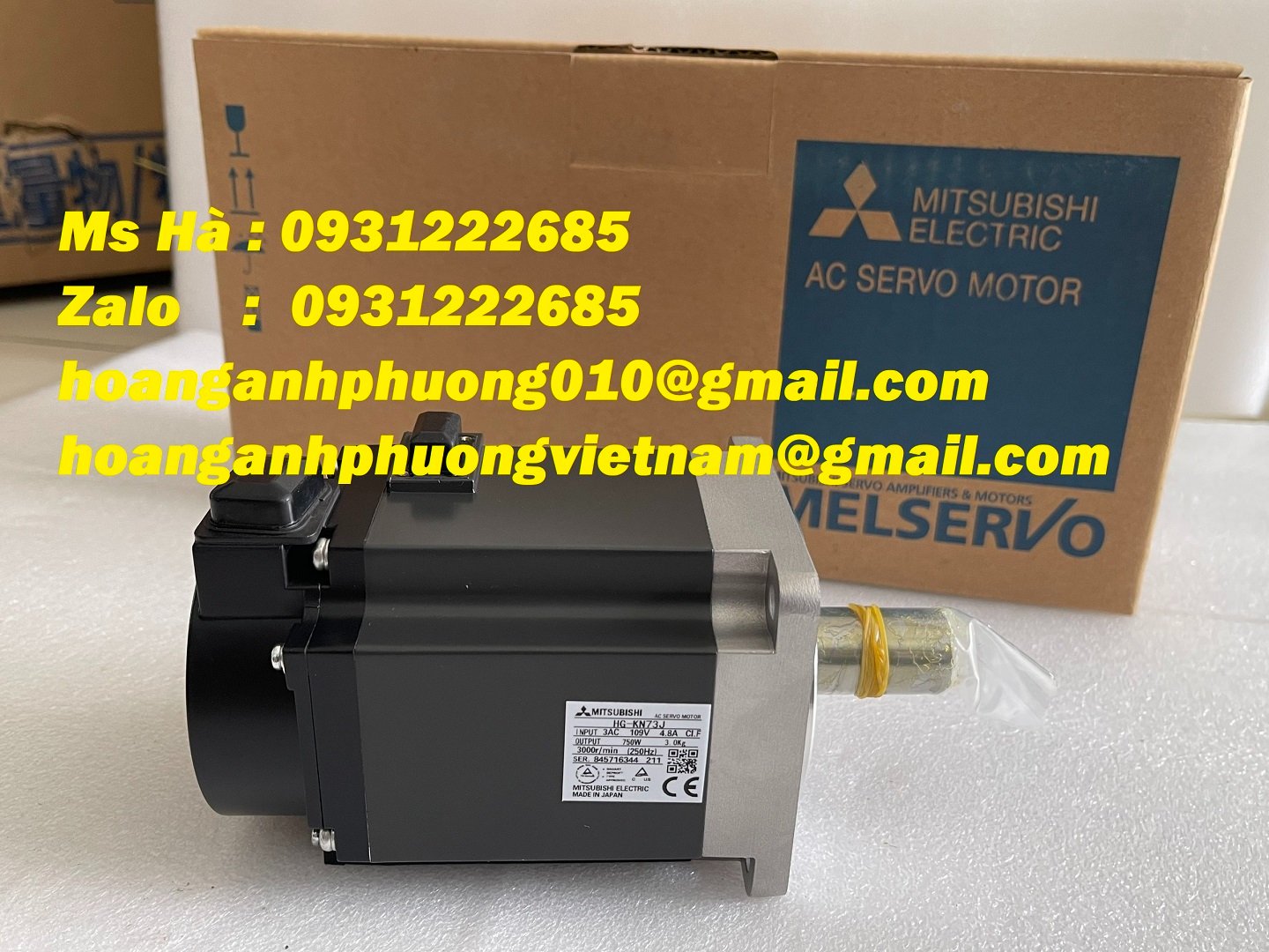 Động cơ 750W HG-KN73J mitsubishi - Tự động hóa công nghiệp