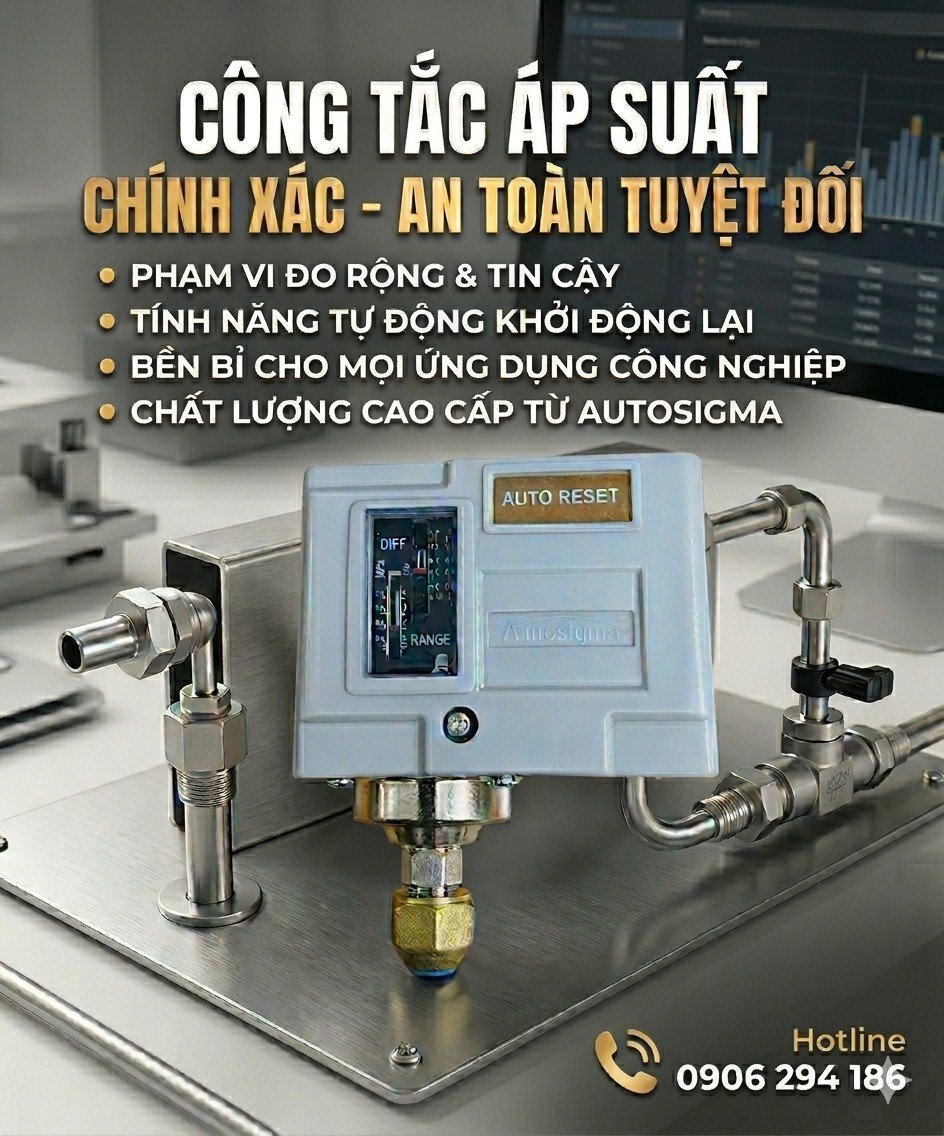 Autosigma HS210 – Công tắc áp suất với nhiều ưu điểm nổi bật